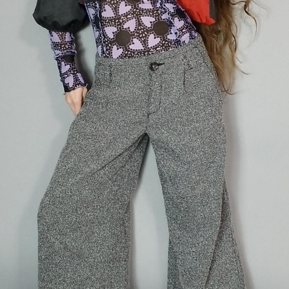 Free People Wide Leg Trouser 4 - Picture 2 of 8